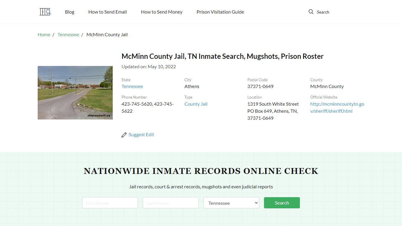 McMinn County Jail, TN Inmate Search, Mugshots, Prison Roster